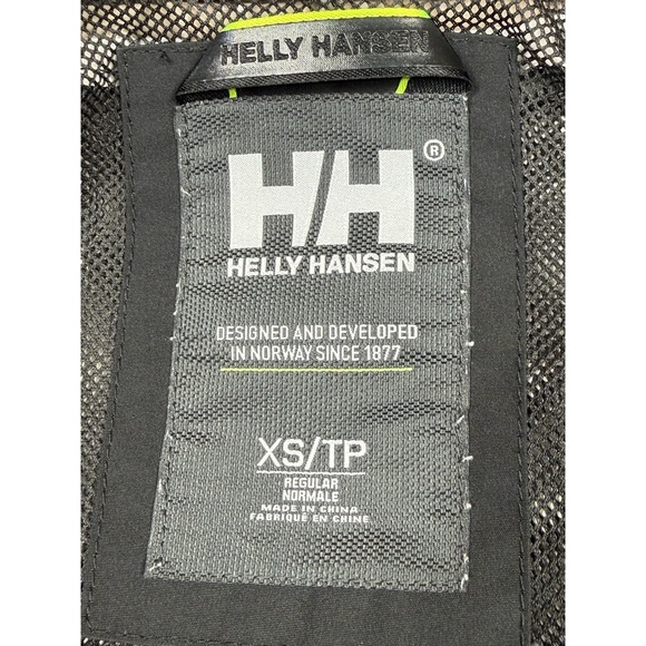 Helly Hansen Wesley II Jacket Rain Trench Coat Womens XS Black Hooded *No Belt - Picture 9 of 14